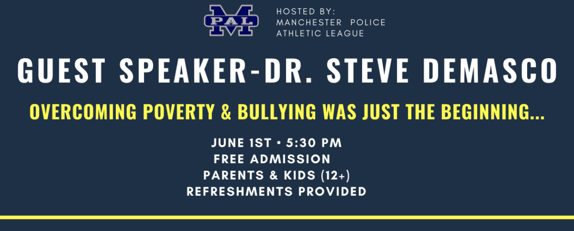 Special Event for Families – Guest Speaker Dr. Steve DeMasco